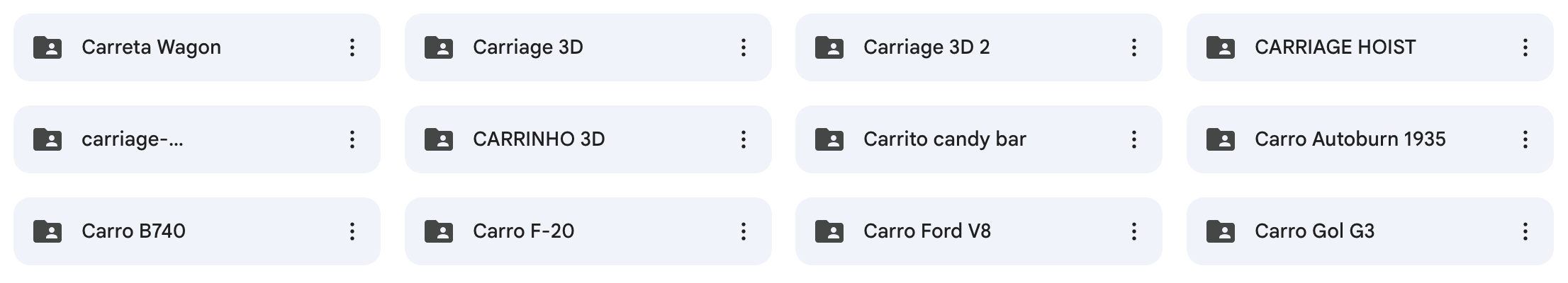 Google Drive folder preview 3